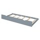 preview thumbnail 13 of 11, Full Size Wood House Bed with Twin Size Trundle, Wooden Daybed in Gray