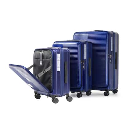 Luggage,with front opening,TSA approved lock,hardshell suitcase
