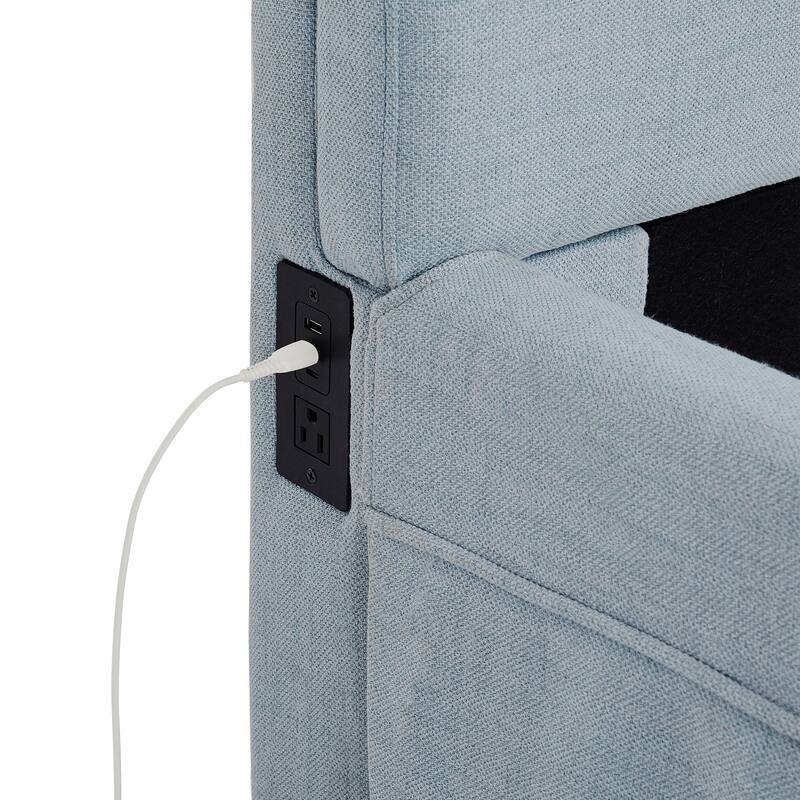 Canton Upholstered Queen Size Storage Bed