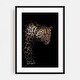 stepping forward from the night leopard Photography Art Print/Poster ...