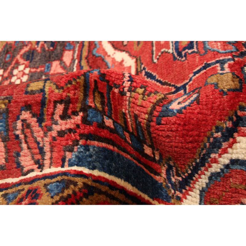 ECARPETGALLERY Hand-knotted Sarabi Red Wool Rug - 7'11 x 11'3