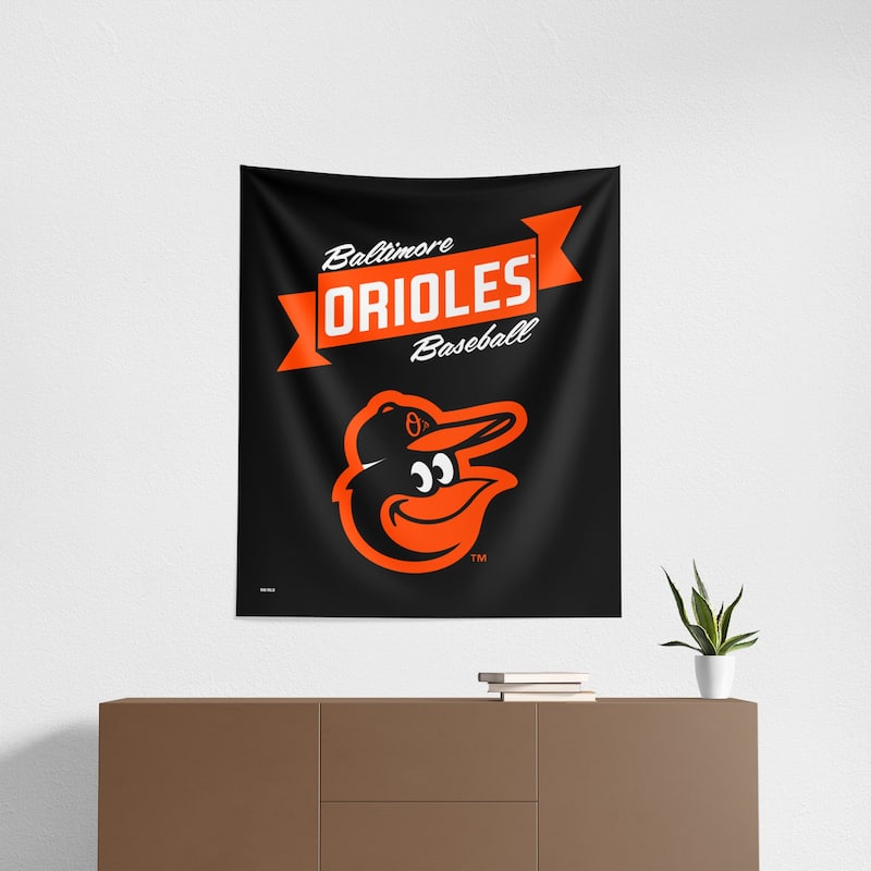 MLB Premium Orioles Printed Wall Hanging - 34"x40"