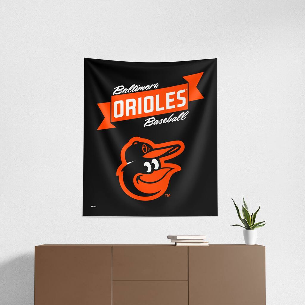 MLB Premium Orioles Printed Wall Hanging - 34"x40"