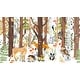 preview thumbnail 1 of 4, Forest Animal Hide & Seek Peel and Stick Wall Mural by RoomMates
