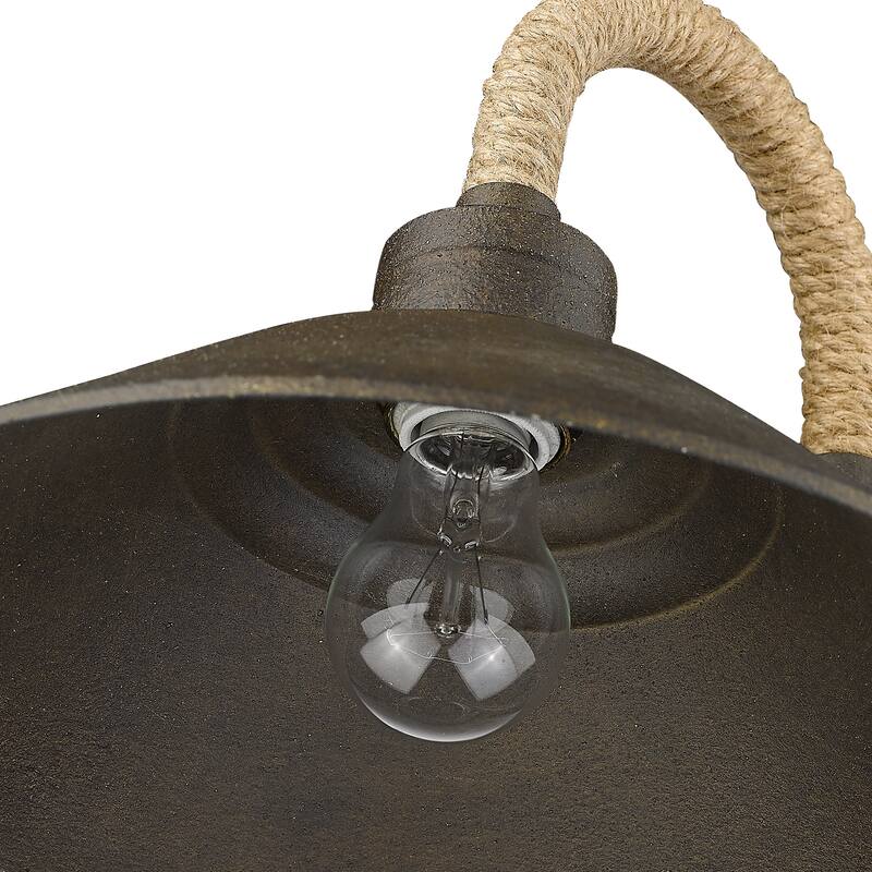 Journey 1 Light Wall Sconce - Dark Rust - Dark Rust