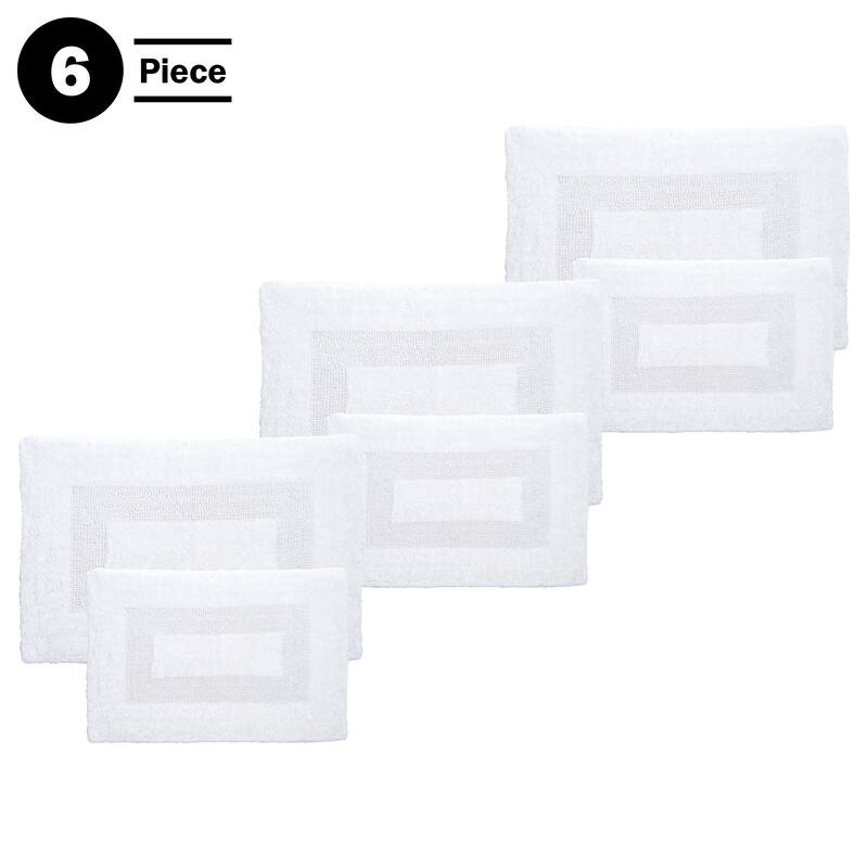 Bathroom Rugs - Cotton Bathroom Mat Set by Lavish Home