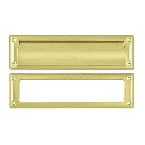 Deltana 13 12 In Mail Slot With Interior Frame Bright Free Mail Slot With Interior Frame Bright