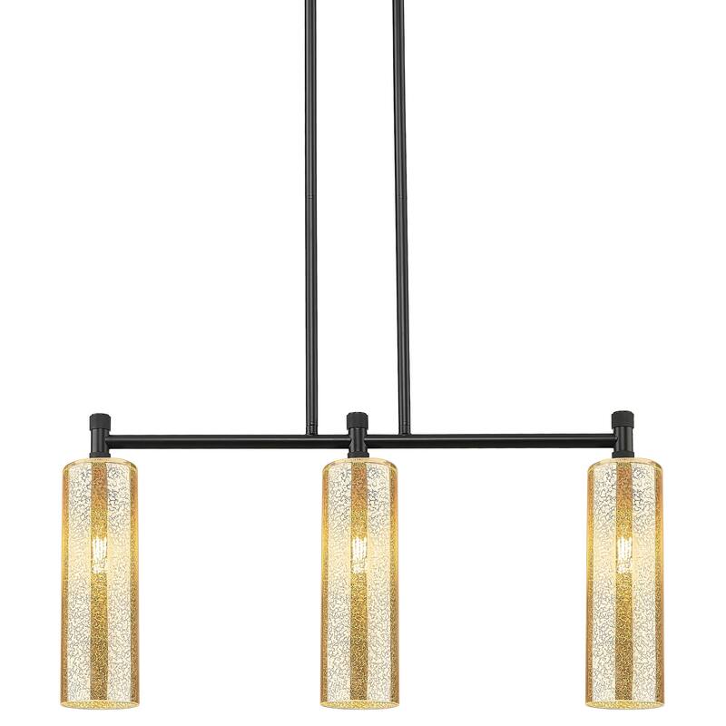 Innovations Lighting 434-3I-G434-12ME Crown Point 3 Light 31" Wide - Matte Black