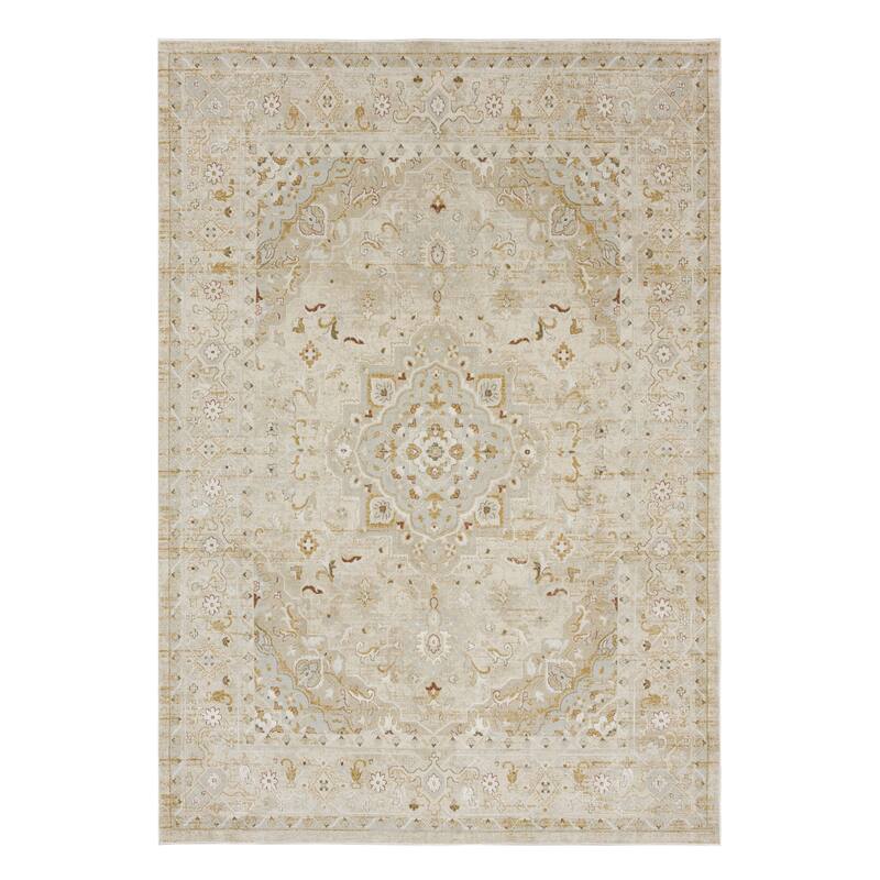 Karastan Rug Windermere Edenhall Woven Area Rug - 6' 6" x 9' 10" - Cream