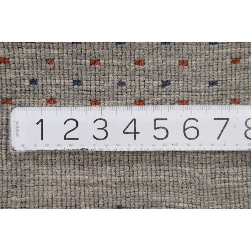Animals Tribal Gabbeh Oriental Runner Rug Handmade Wool Carpet - 2'7"x 9'8"