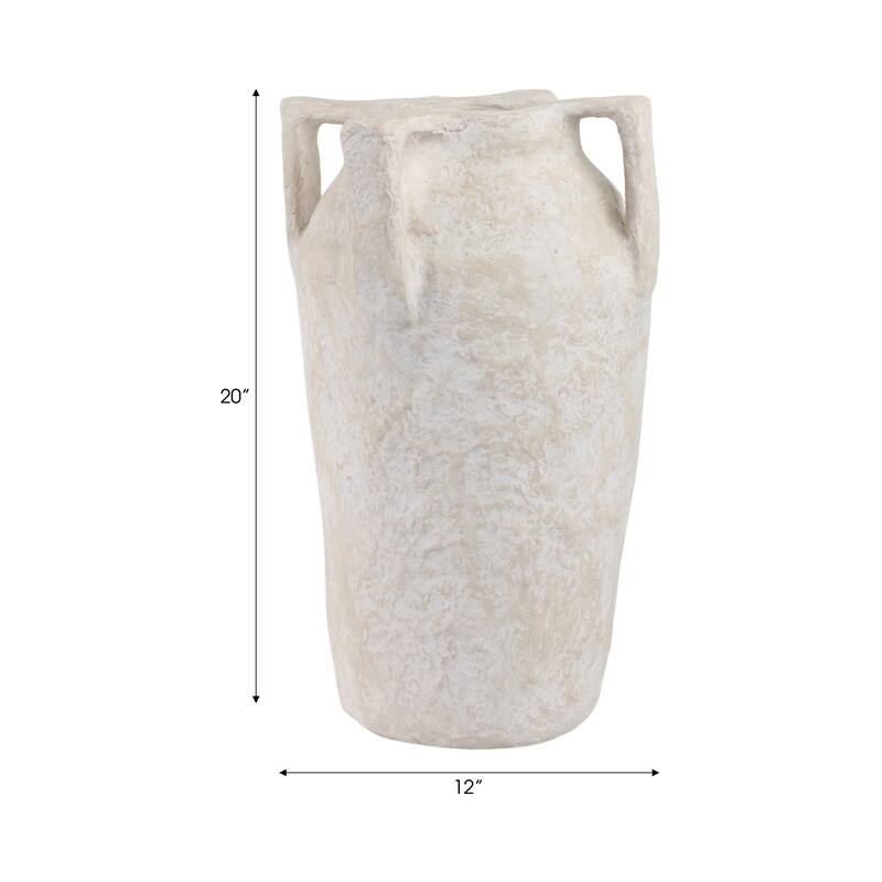 Pottery Decorative Vase Modern Sleek Design Artistic Handcrafted Look