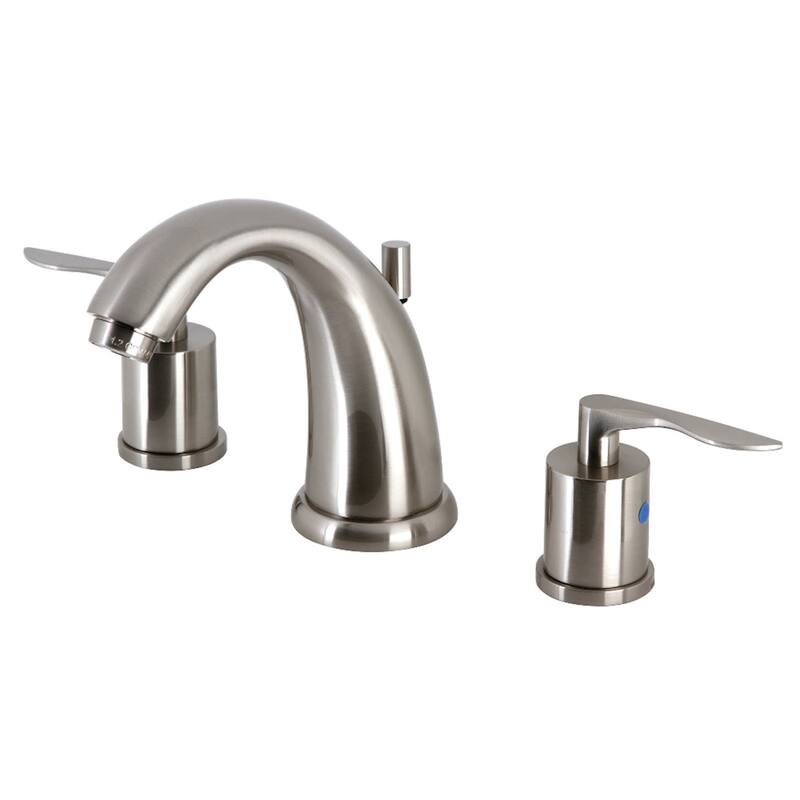 Kingston Brass Serena 1.2 GPM Widespread Bathroom Faucet with Pop-Up - Brushed Nickel