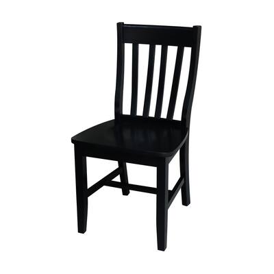Copper Grove Quince Black Schoolhouse Chairs (Set of 2)