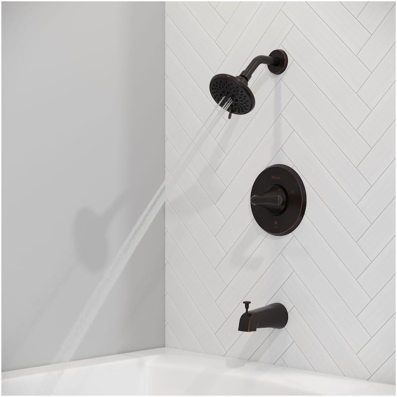 Pfister LG89-8MCA McAllen Tub and Shower Trim Package with 1.8 GPM