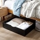 preview thumbnail 4 of 14, The Storage MAX - Underbed Wooden Organizer with Wheels Black
