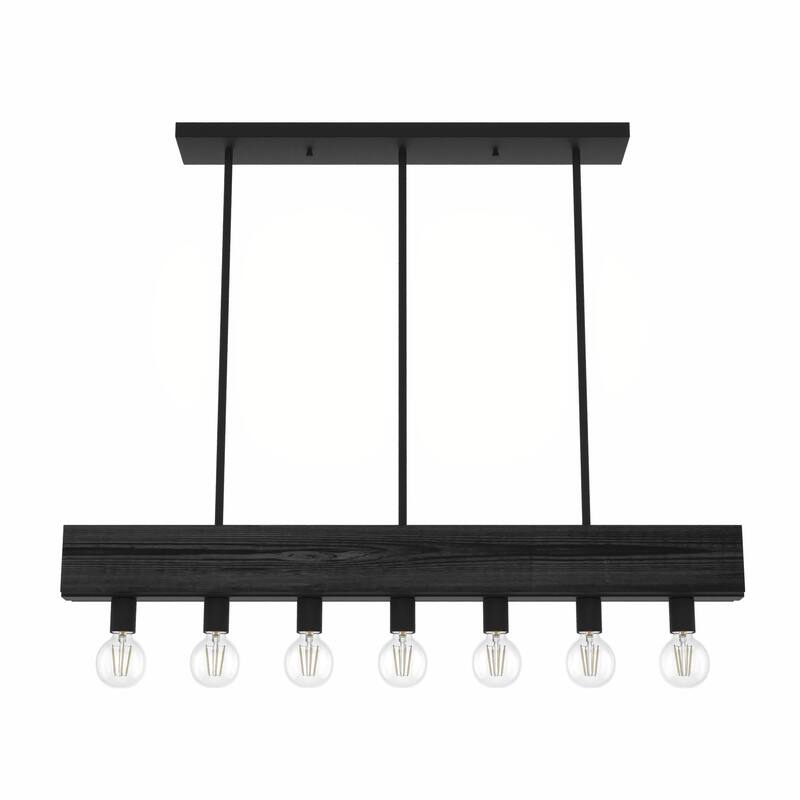 Hunter Donelson Linear Chandelier - Rustic, Farmhouse, Industrial - Kitchen Island, Dining Room