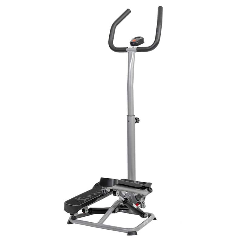 Sunny Health Fitness Twist Stair Stepper Machine w/ Handlebar