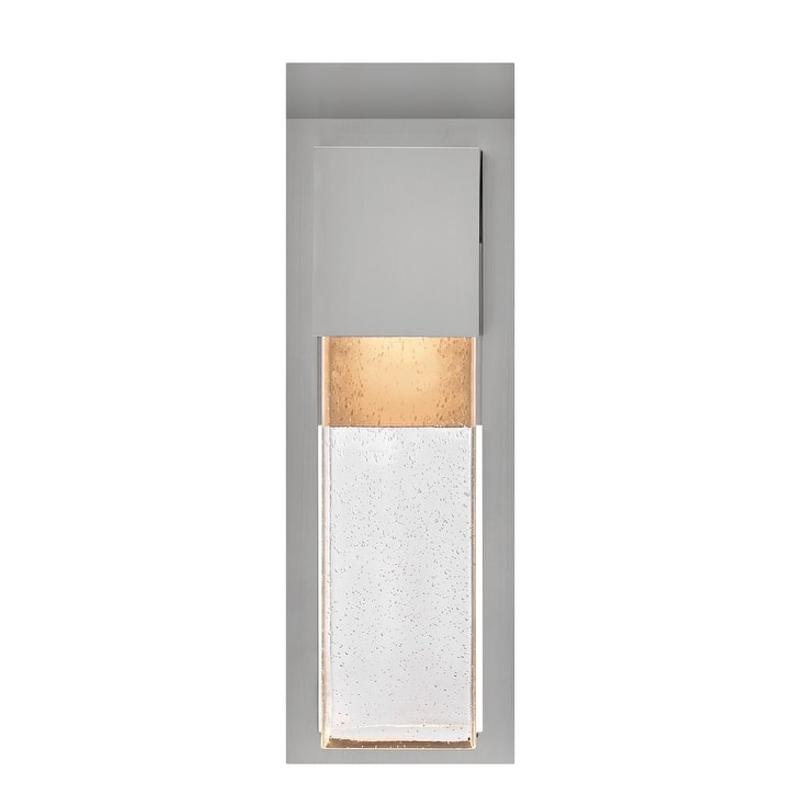 Lark 82015-LL Alex 26" Tall LED Outdoor Wall Sconce with Seedy Glass