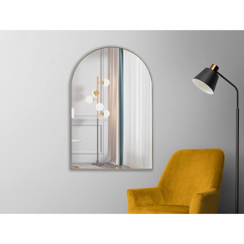 Modern & Contemporary Full Length Mirror - 46x32 - Gold