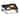 2-Light 12-in Matte Black Outdoor Flush Mount With Clear Glass Shade