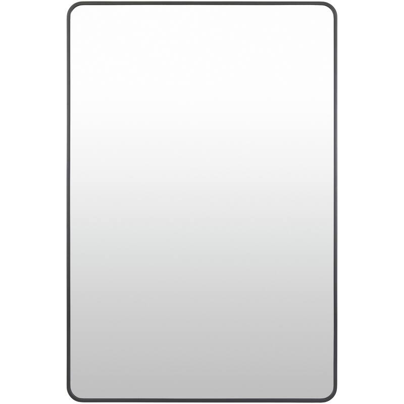 Artistic Weavers Aranya Modern Rectangular Accent Mirror - 24"H x 35"W x 1.4"D - Black