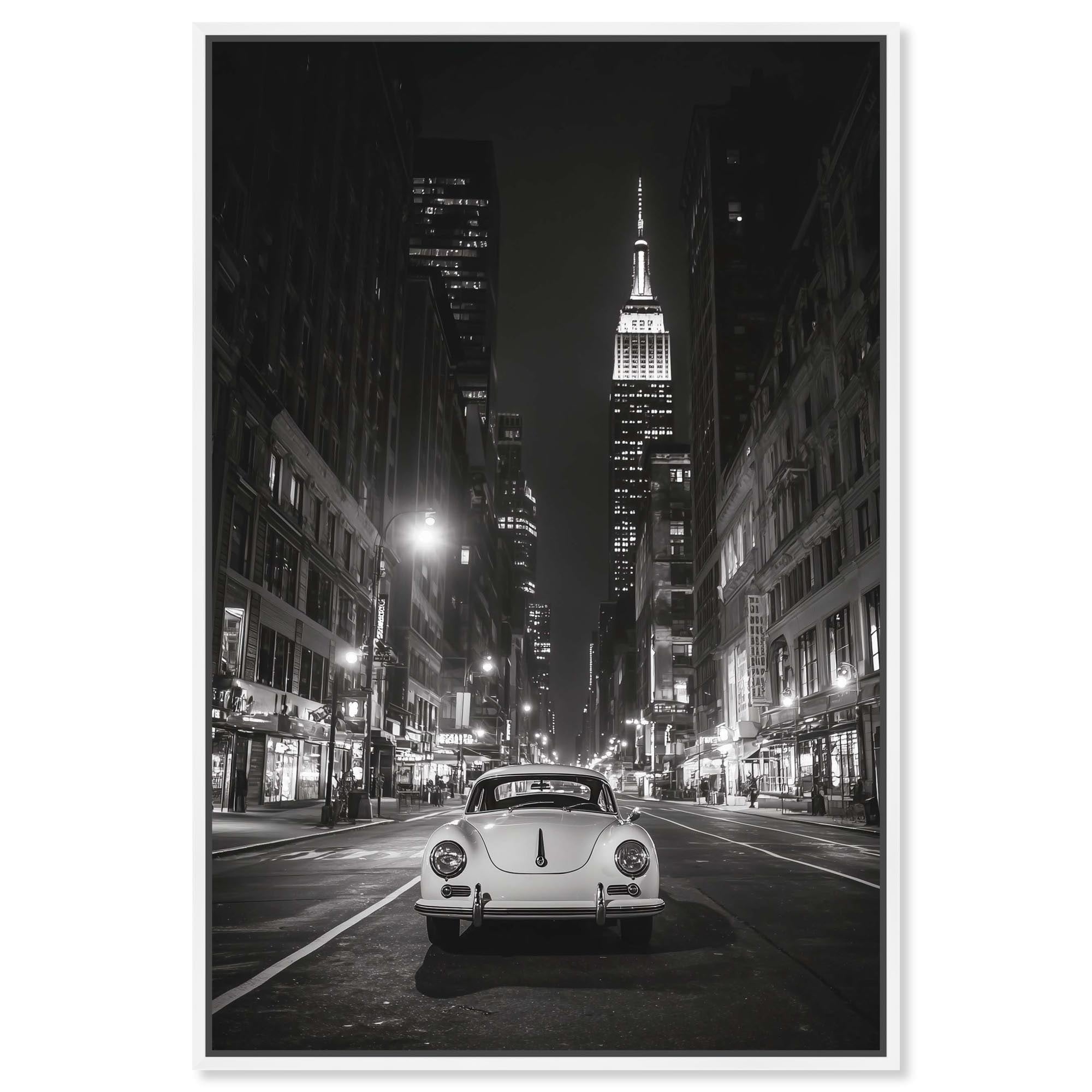 Good Old New York Travel Wall Decor Canvas Print by Art Remedy