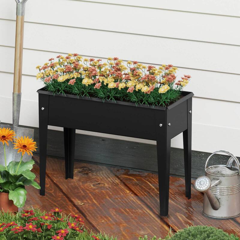 Costway Raised Garden Bed Elevated Metal Planter Box with Legs - See Details