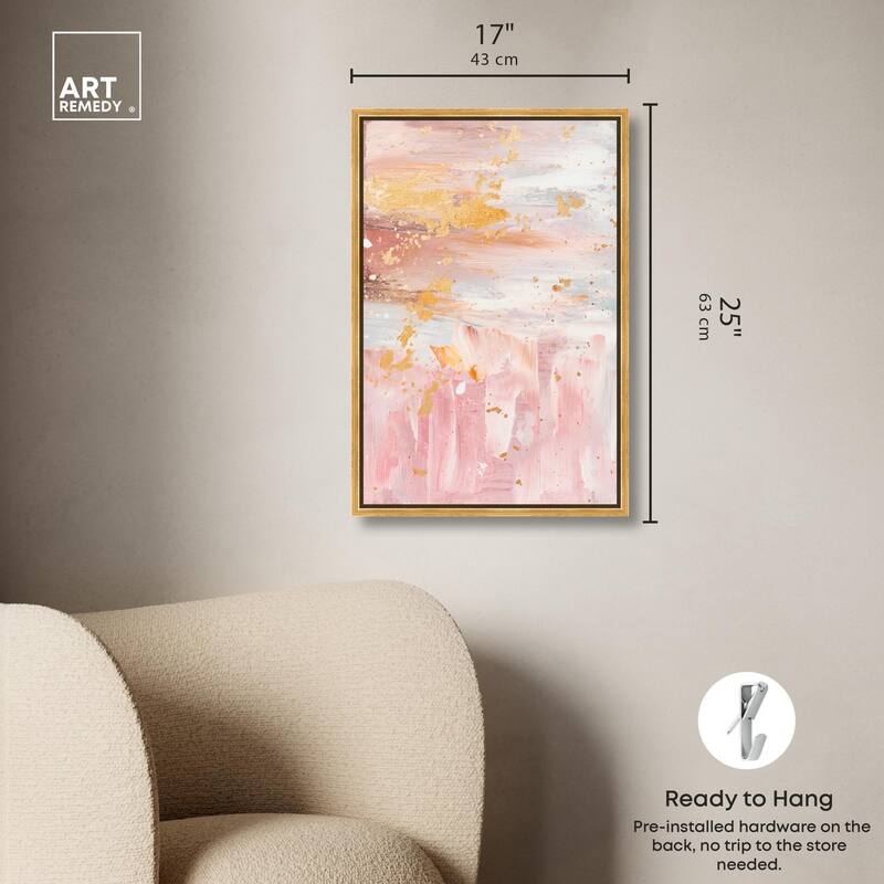 Rose Quartz Canvas by Art Remedy