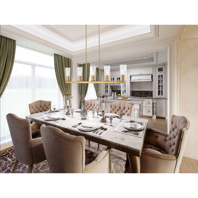 Z-Lite 826-5L Titus 5 Light 44" Wide Linear Chandelier