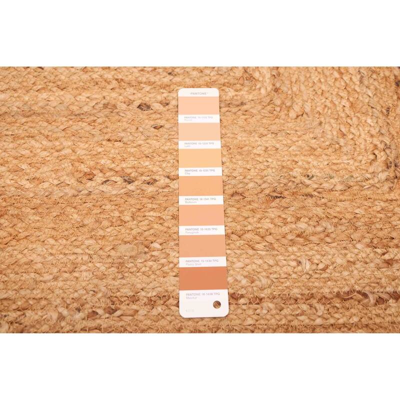 ECARPETGALLERY Flat-Weave Palas Denizli Tan Jute Rug - 5'7 x 7'7