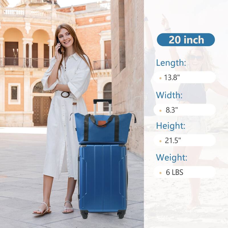 Luggage Sets 3 Piece, Expandable Carry on Luggage, Hardshell Suitcases with Wheels and TSA Lock for Men Women