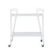 preview thumbnail 37 of 58, Rosa Mid-Century 2-Teir Rolling Metal Bar Cart