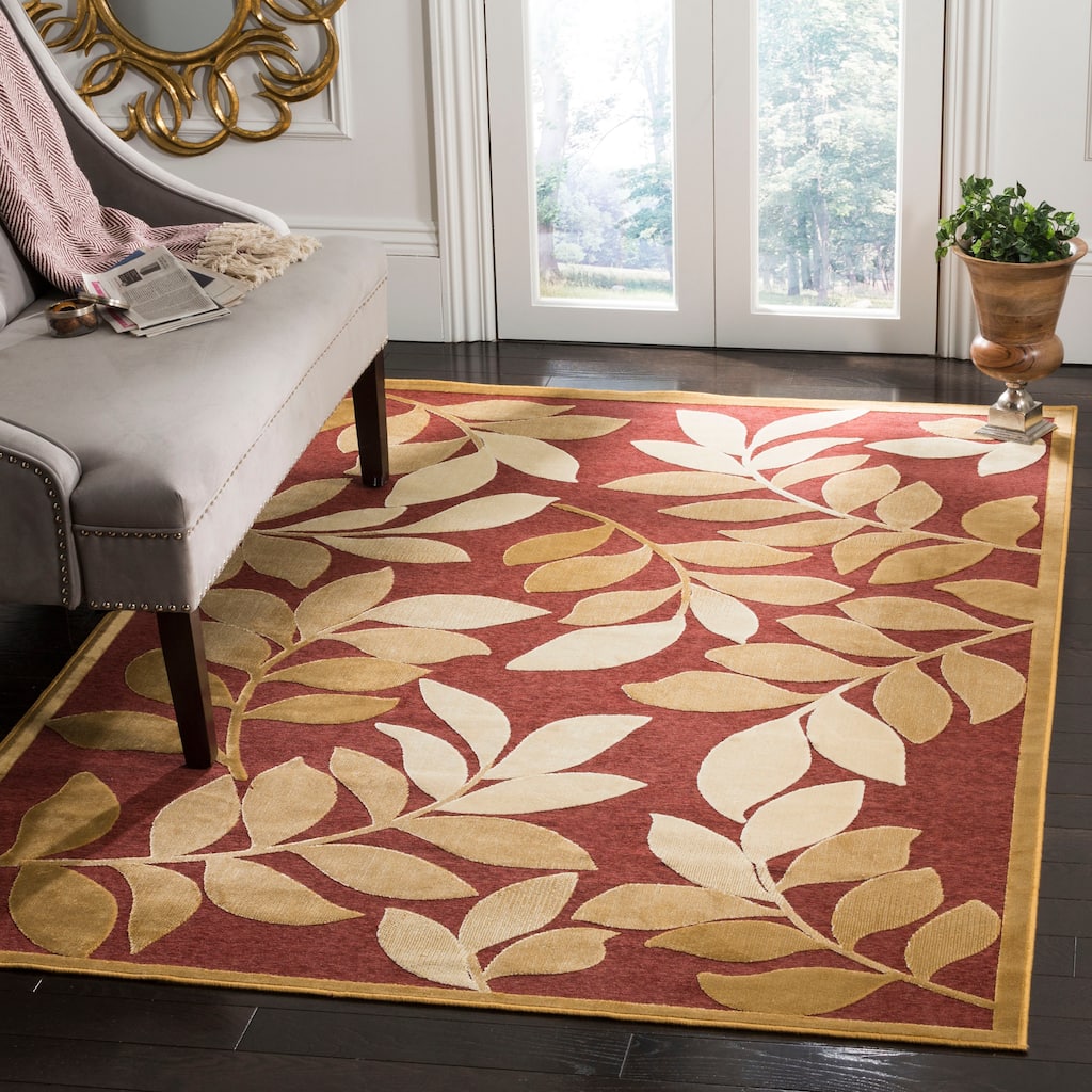 Martha Stewart by SAFAVIEH Leafy Glade Viscose Rug