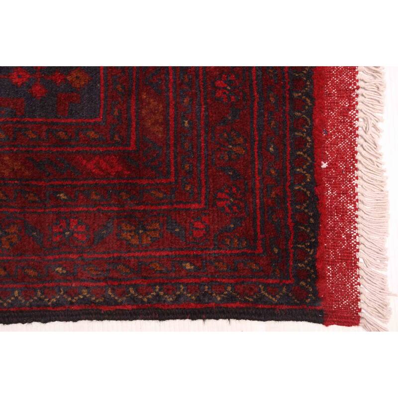 ECARPETGALLERY Hand-knotted Finest Khal Mohammadi Red Wool Rug - 10'0 x 12'10