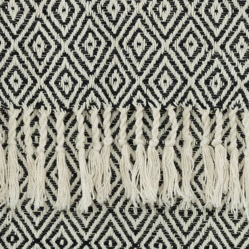 Rizzy Home Boho Geometric Throw Blanket