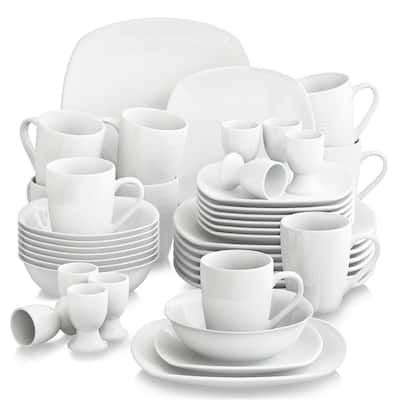 MALACASA Porcelain Modern Dinnerware Set