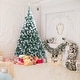 preview thumbnail 3 of 14, 7FT Spray White PVC Christmas Tree 870 Branches for Holiday Decoration