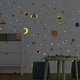 preview thumbnail 4 of 6, Walplus Mysterious Galaxy Planets Space Wall Stickers Nursery Decor