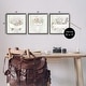 preview thumbnail 16 of 26, Stupell Soft Floral Bathroom Scenes 3 Piece Framed Giclee Art Set Design by Stella Chang - Off-White