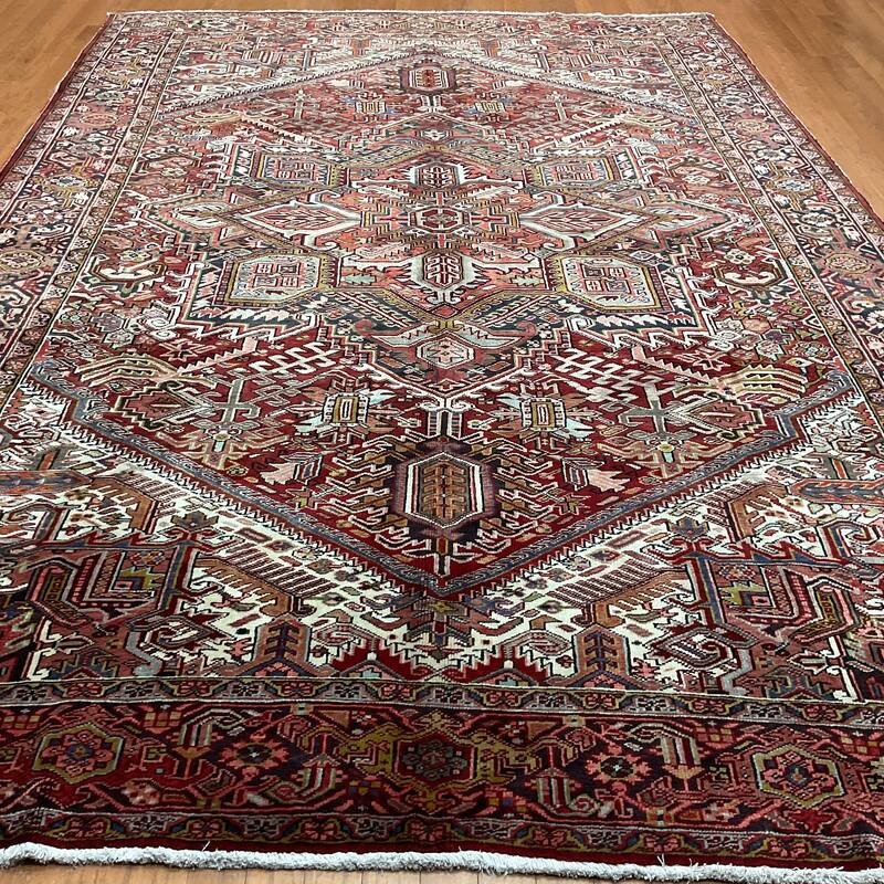 HERAT ORIENTAL Handmade Fine Heriz Rug - 8'3" x 12'3"