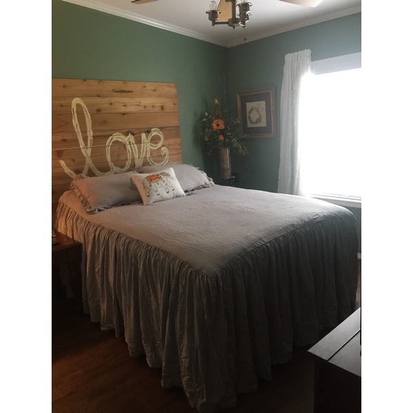 Shop Lush Decor Ruffle Skirt Bedspread Set On Sale Overstock