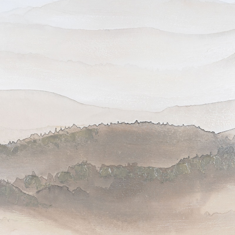 Over the Hills, Hand Painted Canvas