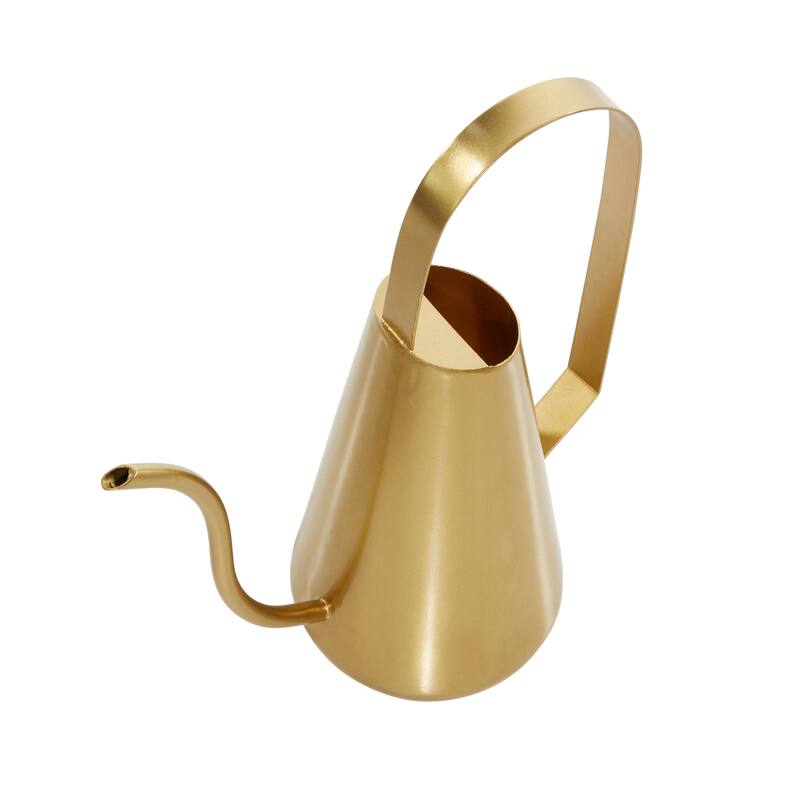 Metal Watering Can Indoor Outdoor Planter - Set of 3 Gold - Roche River Decor