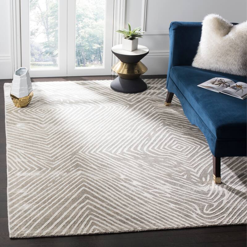 SAFAVIEH Handmade Expression Montse Vintage Boho Abstract Wool Rug