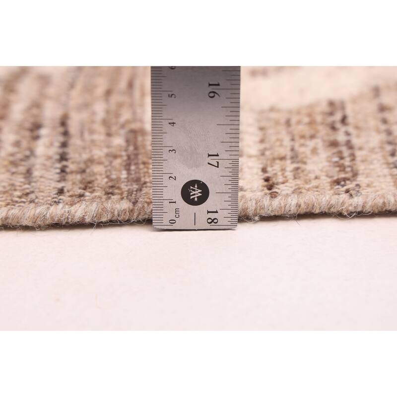 ECARPETGALLERY Hand-knotted Pak Finest Marrakesh Ivory Wool Rug - 9'5 x 11'11