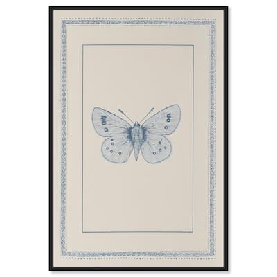 Blue Butterfly I Canvas by Art Remedy
