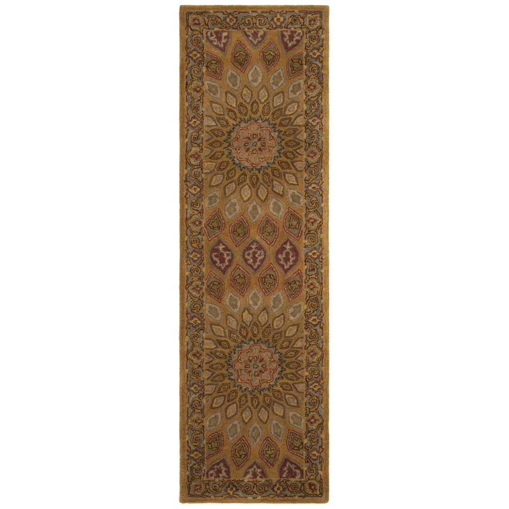 SAFAVIEH Handmade Heritage Wayfarer Traditional Oriental Wool Rug