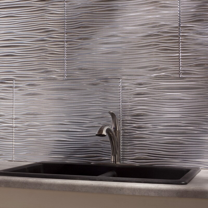 aluminum backsplash sheets