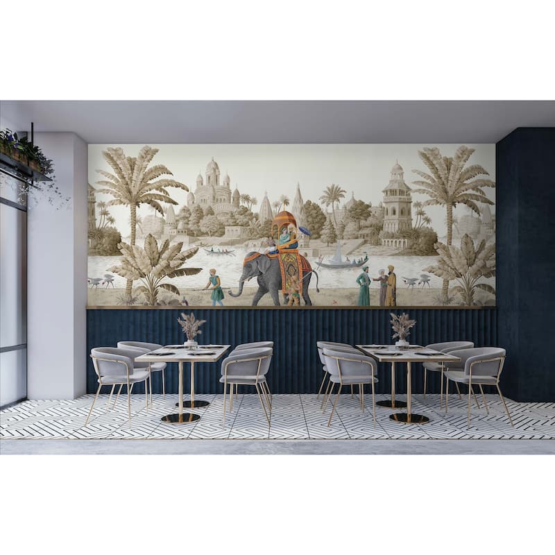 Exotic Journey Panorama Wallpaper Mural