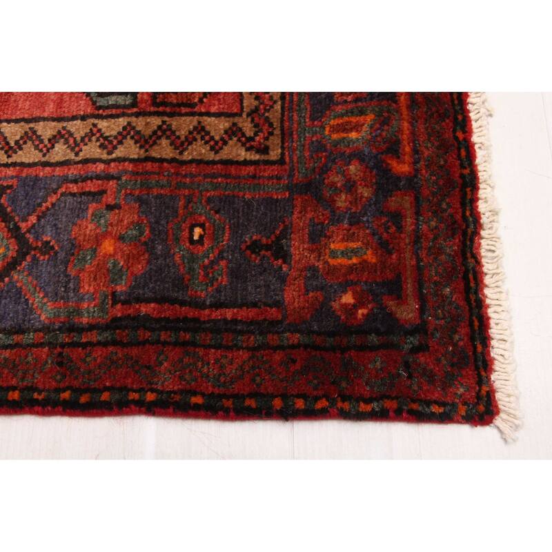 ECARPETGALLERY Hand-knotted Andelz Red Wool Rug - 4'3 x 7'3